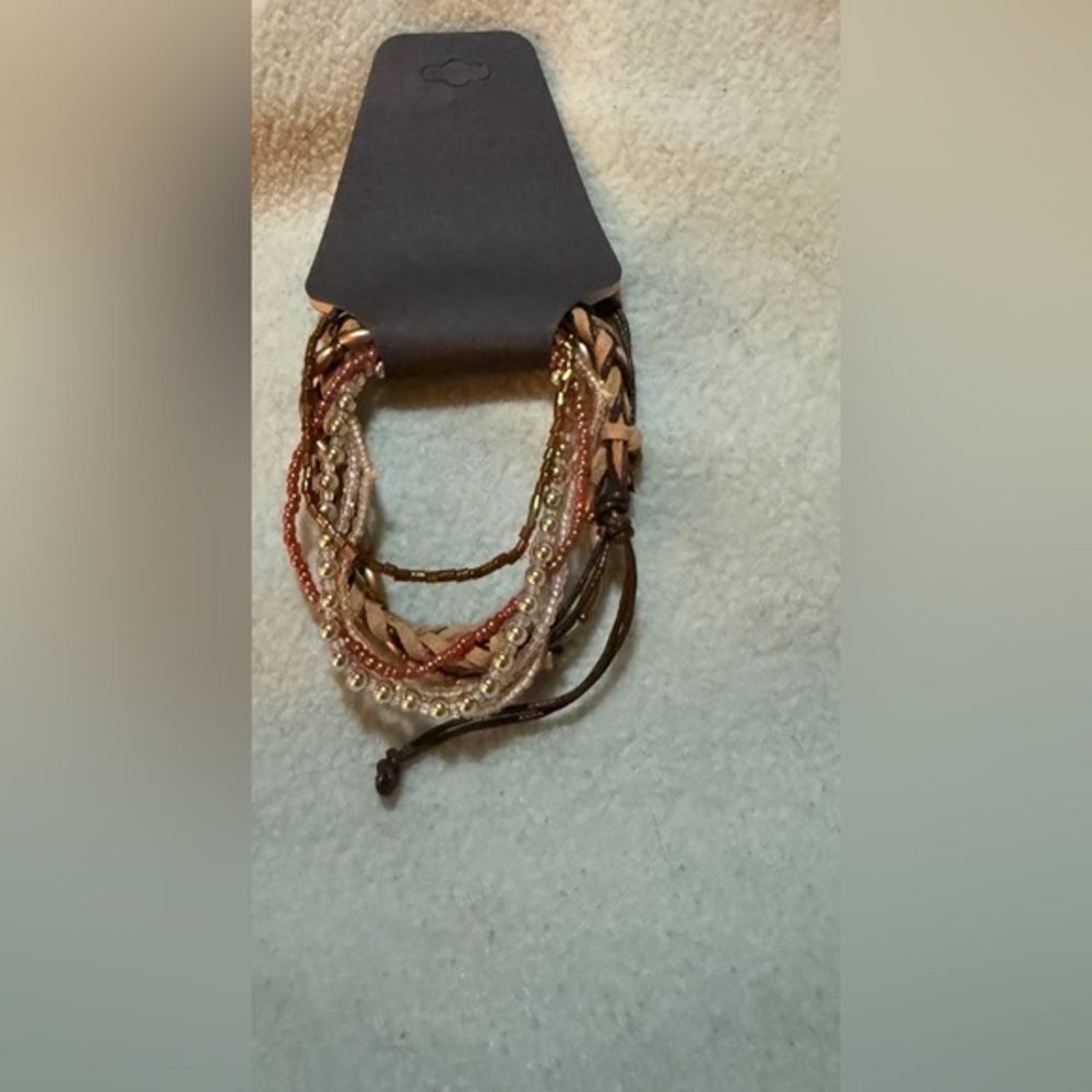 Bohemian Multi-Strand Bracelet NWT